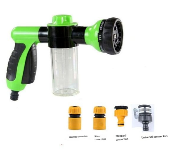 Pet Dog Wash Sprayer  Shower Brush And Pet Grooming Comb For Watering Flowers, Car Washing,