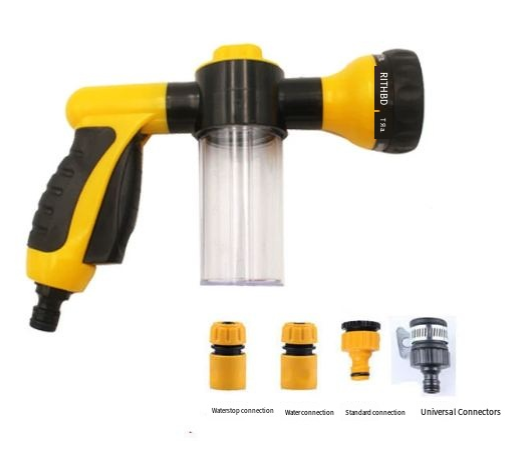 Pet Dog Wash Sprayer  Shower Brush And Pet Grooming Comb For Watering Flowers, Car Washing,